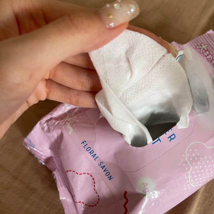 ボディパウダーシート/トップバリュ/ボディシートを使ったクチコミ(4枚目)