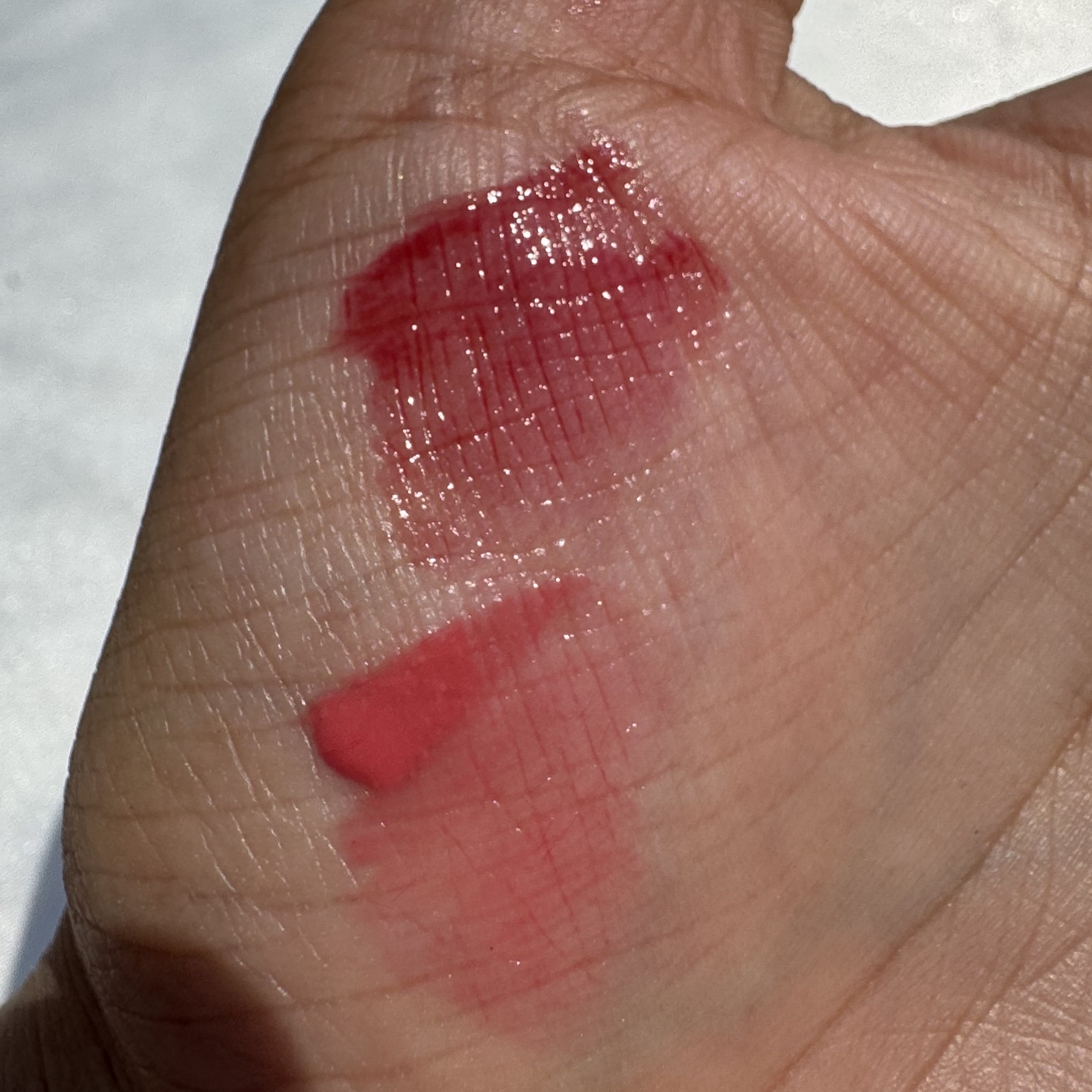 ザ ジューシーラスティングティント/rom&nd/リップティントを使ったクチコミ（3枚目）