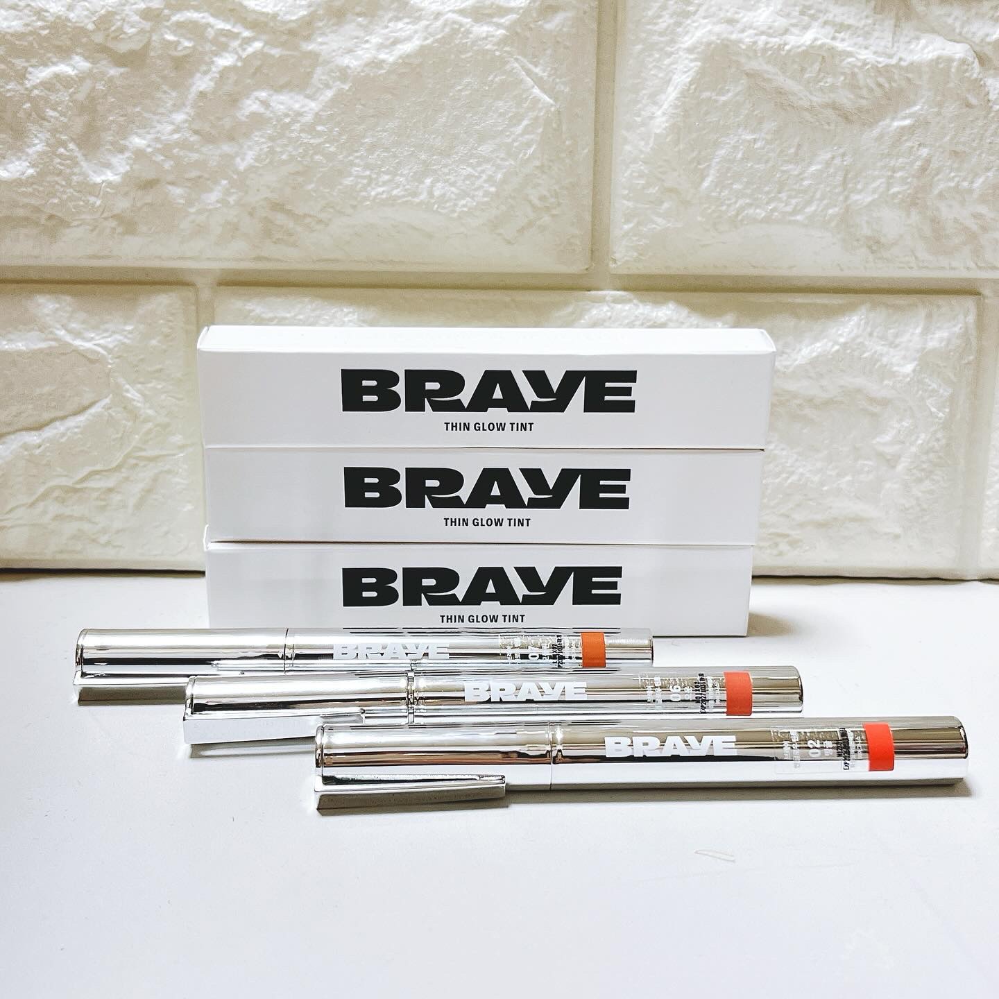 THIN GLOW TINT 02 ミングル(MINGLE)/BRAYE/口紅を使ったクチコミ（2枚目）