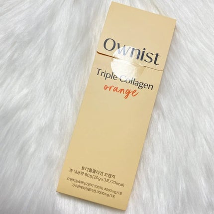 トリプルコラーゲン オレンジ/Ownist/美容サプリメントを使ったクチコミ(1枚目)