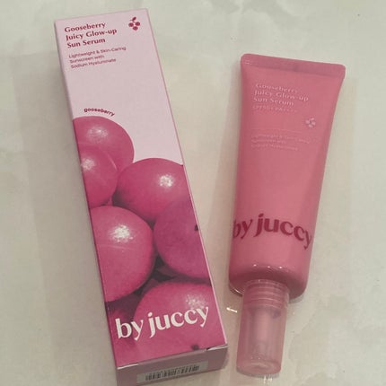 Gooseberry Juicy Glow-up Sun Serum/By Juccy/日焼け止めミルクを使ったクチコミ(1枚目)