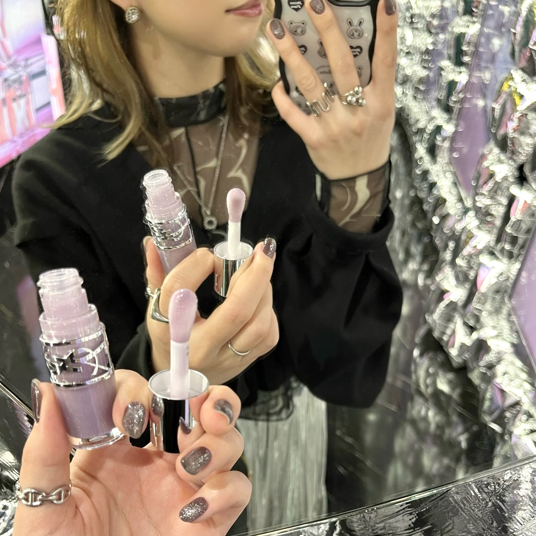 YSL ラブシャイン リップスティック #214 ウェットグアバ/YVES SAINT LAURENT BEAUTE/口紅を使ったクチコミ（1枚目）