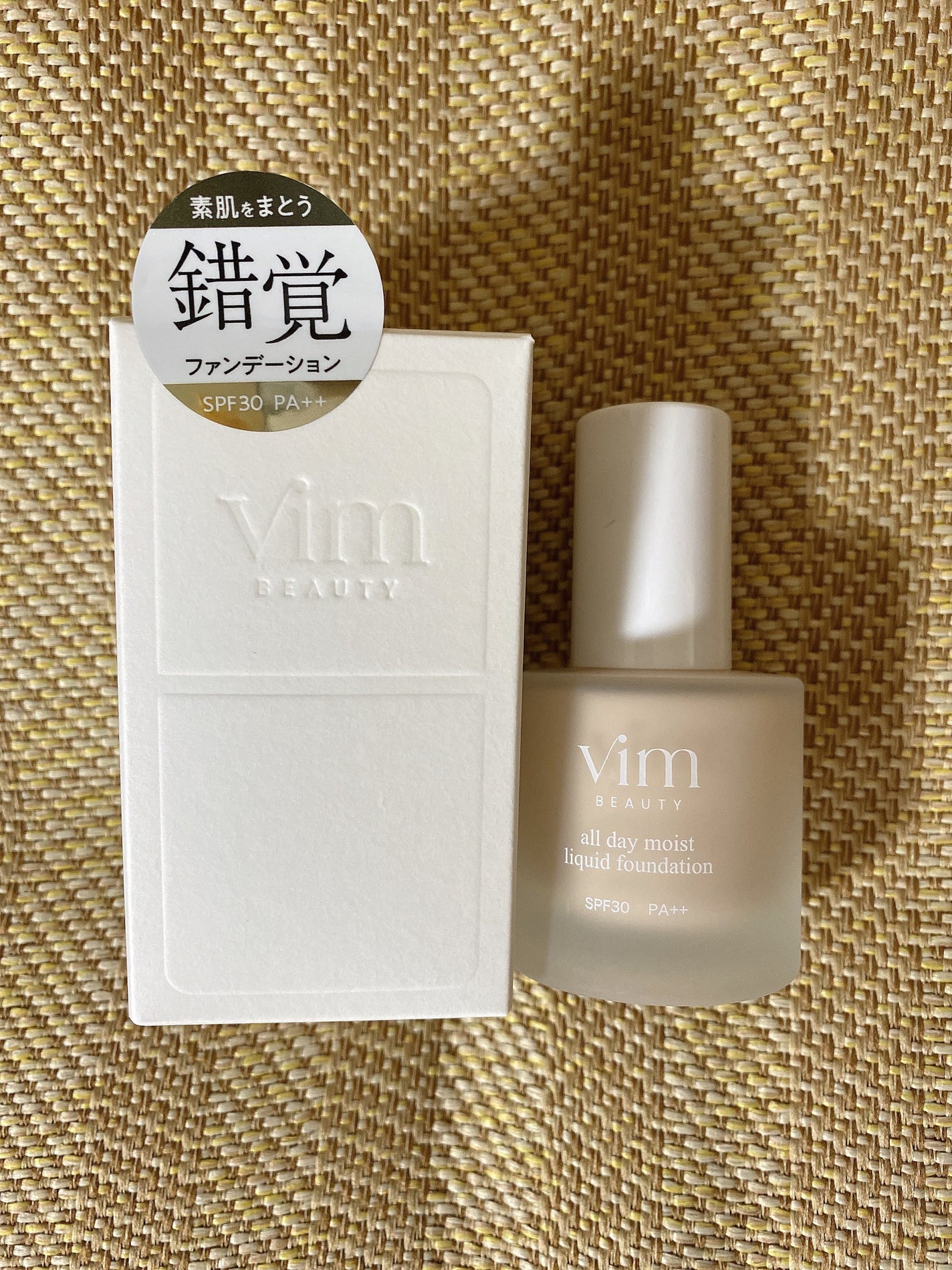 オールデイモイストリキッドファンデーション/vim BEAUTY/リキッドファンデーションを使ったクチコミ(1枚目)