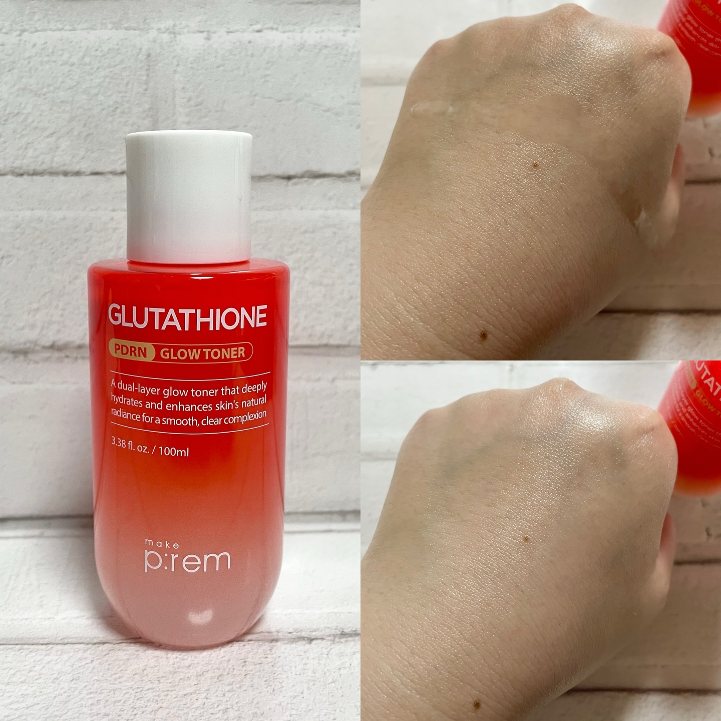 グルタチオンPDRNグロークリーム/make prem/フェイスクリームを使ったクチコミ（2枚目）