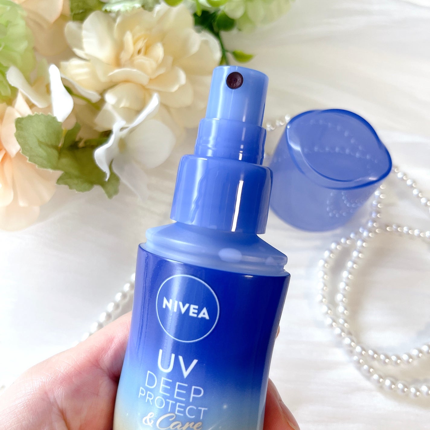 ニベアUV ディーププロテクト&ケア ミルクミスト/ニベア/日焼け止めミスト・スプレーを使ったクチコミ(3枚目)