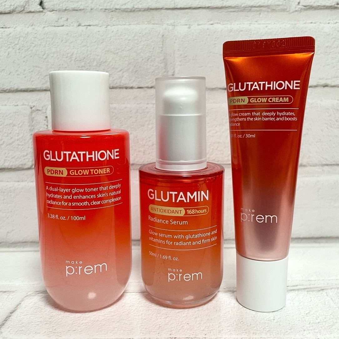 グルタチオンPDRNグロークリーム/make prem/フェイスクリームを使ったクチコミ（1枚目）