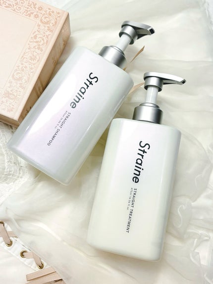 ストレートシャンプー/ストレートトリートメント ホワイトブロッサムの香り/Straine/市販シャンプーを使ったクチコミ(1枚目)