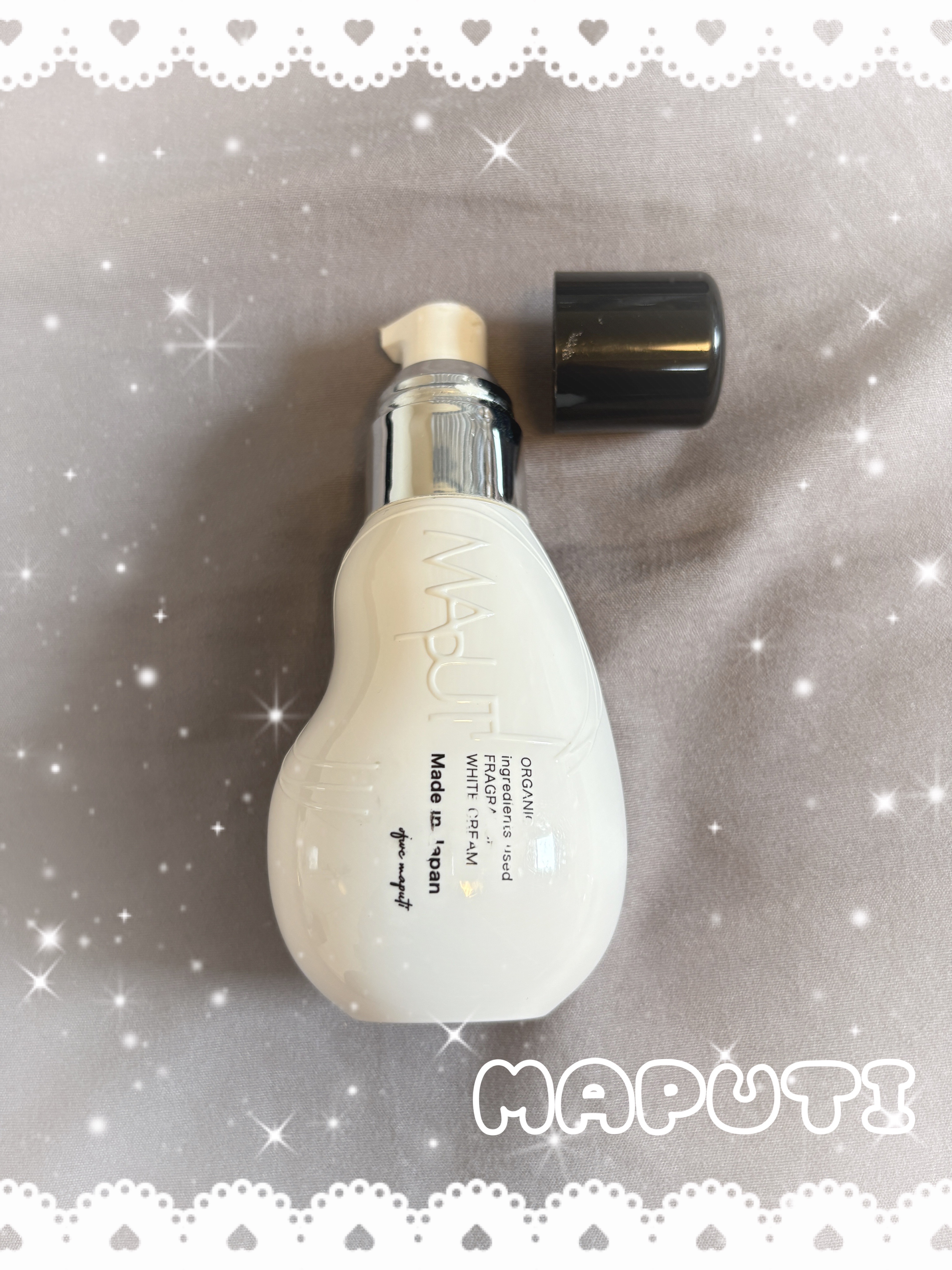 オーガニックフレグランスホワイトクリーム/MAPUTI/デリケートゾーンケアを使ったクチコミ（1枚目）