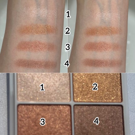 シルキースフレアイズ 03 レオパードブロンズ/キャンメイク/アイシャドウパレットの画像