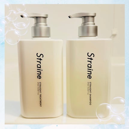 ストレートシャンプー/ストレートトリートメント ホワイトブロッサムの香り/Straine/市販シャンプーを使ったクチコミ(1枚目)