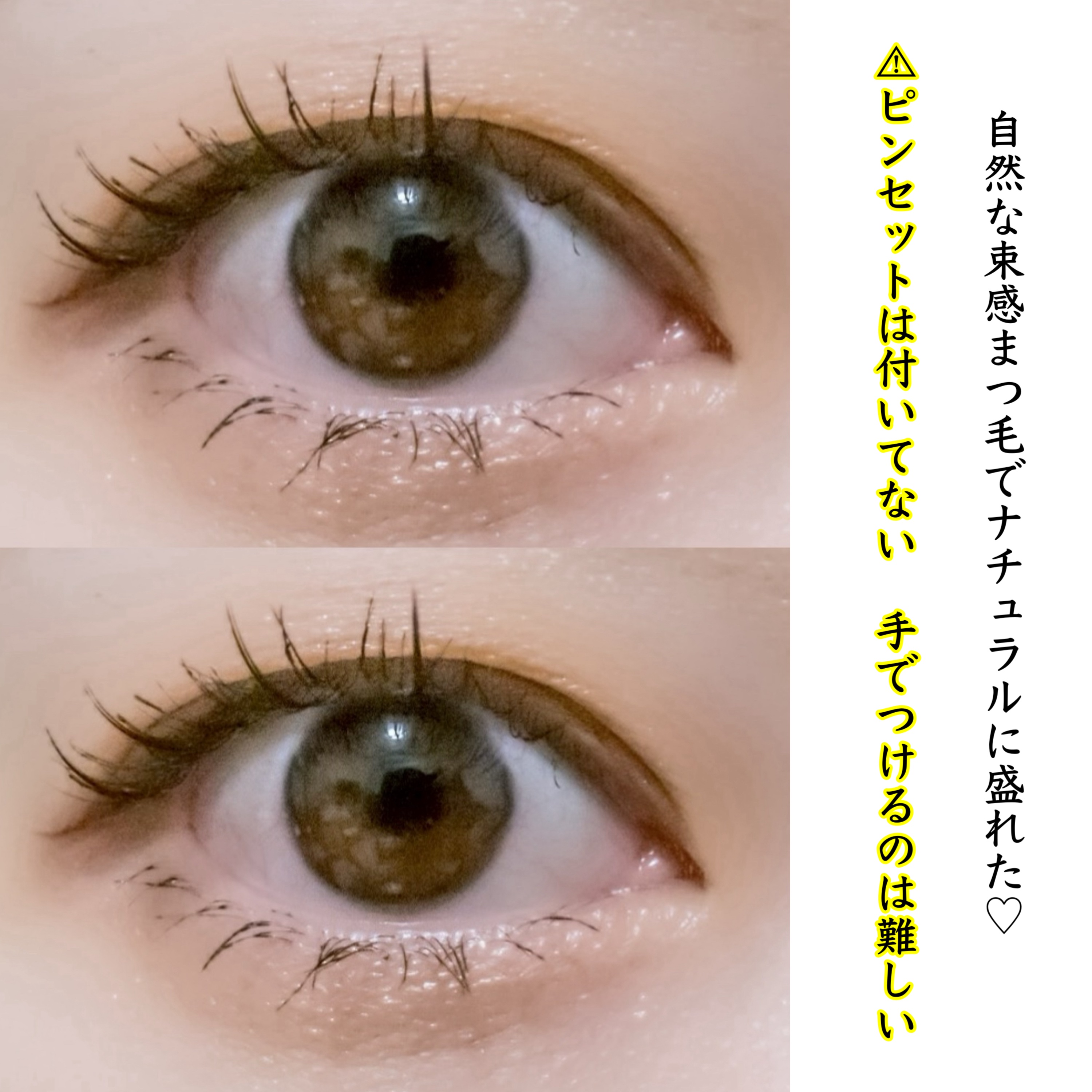 Vivias　ヴィヴィアス　ワンタッチラッシュ/ビー・エヌ/つけまつげを使ったクチコミ（3枚目）