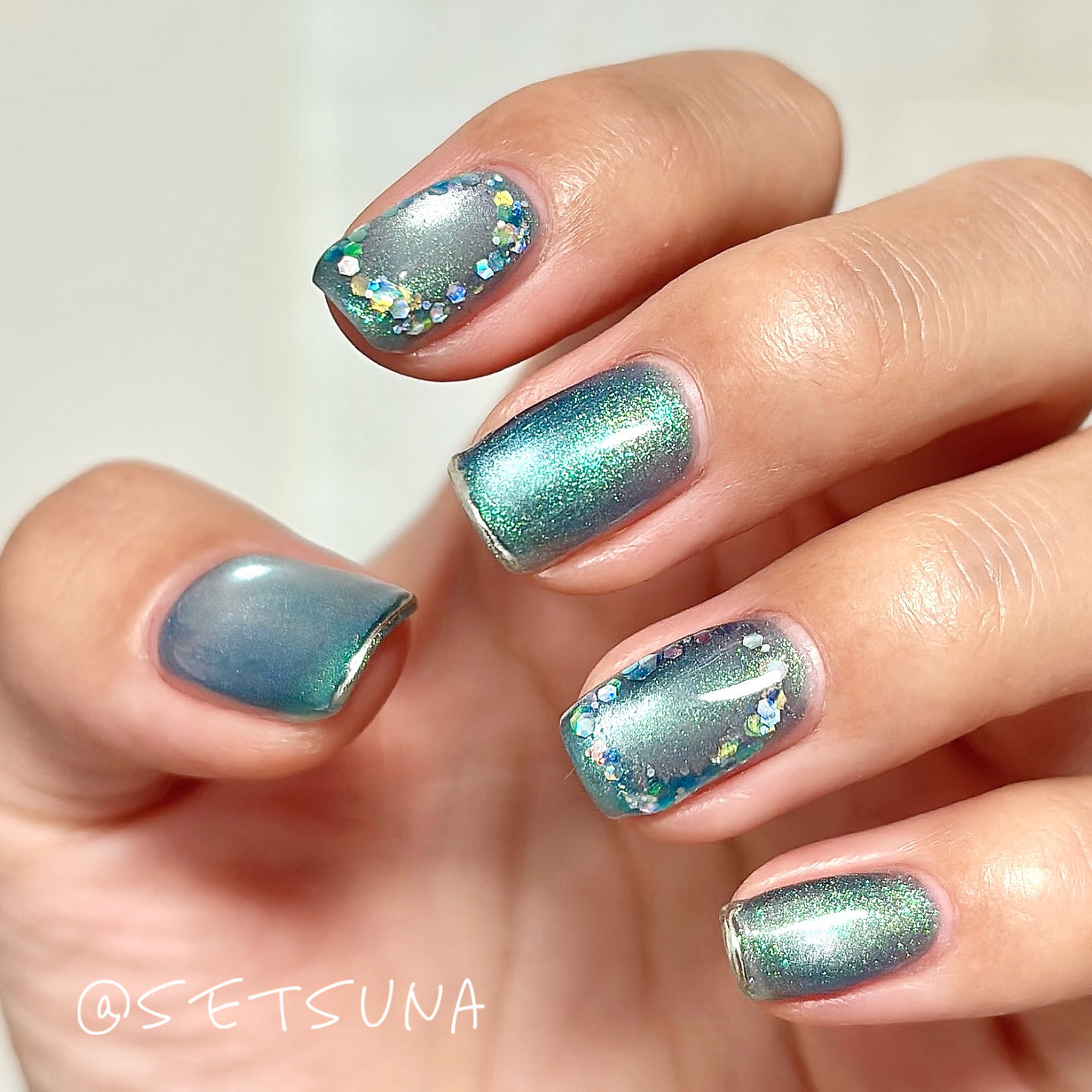 ニュアンスクロムパウダー タイプA/NAILTOWN/ネイル用品を使ったクチコミ（3枚目）