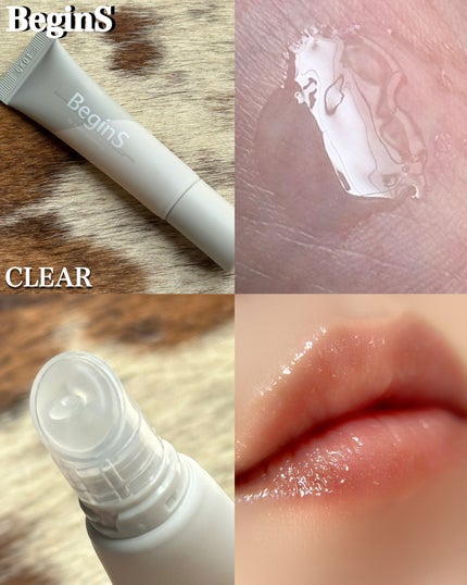 Lip Care Color Oil/BeginS by JUNGSAEMMOOL/リップオイルを使ったクチコミ(2枚目)