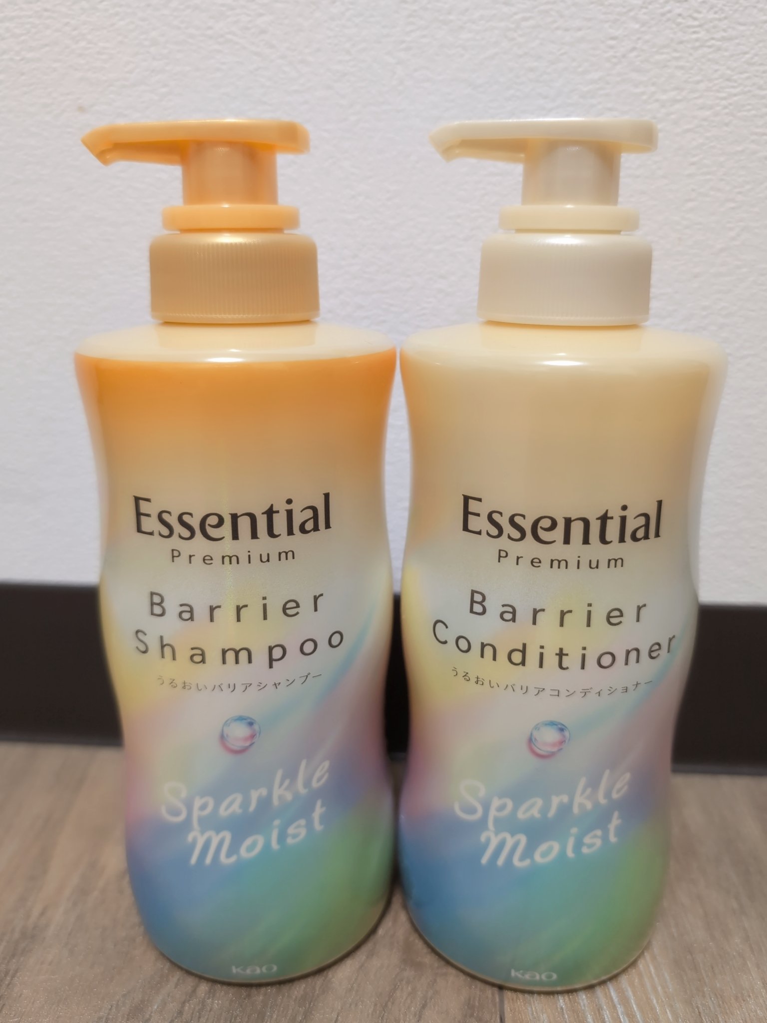 エッセンシャルプレミアム バリアシャンプー・コンディショナー スパークルモイスト/エッセンシャル/市販シャンプーを使ったクチコミ（1枚目）