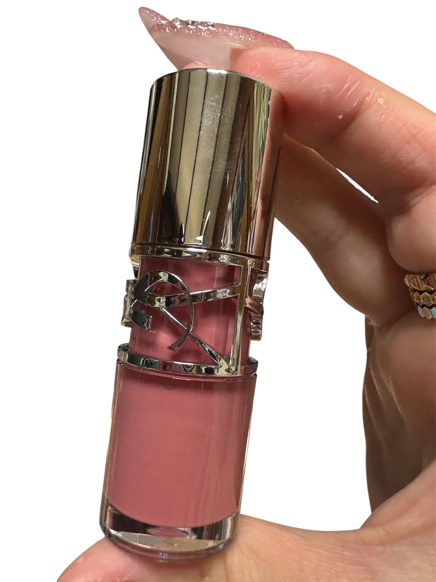 YSL ラブシャイン グロスプランパー #6 エスプレッソ スターダスト/YVES SAINT LAURENT BEAUTE/リップグロスを使ったクチコミ（2枚目）