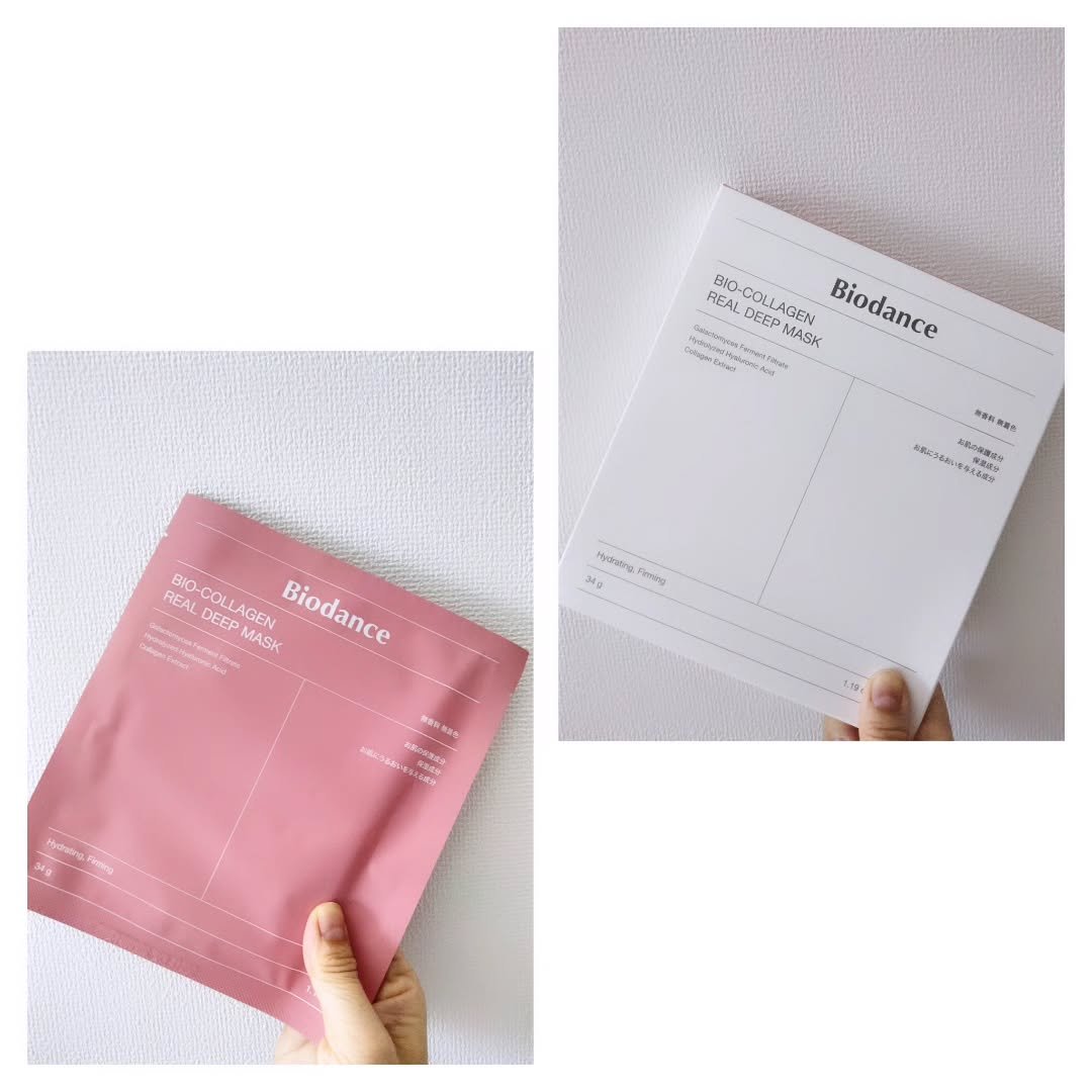 バイオコラーゲンリアルディープマスク 4個入り/Biodance/シートマスク・パックを使ったクチコミ（2枚目）