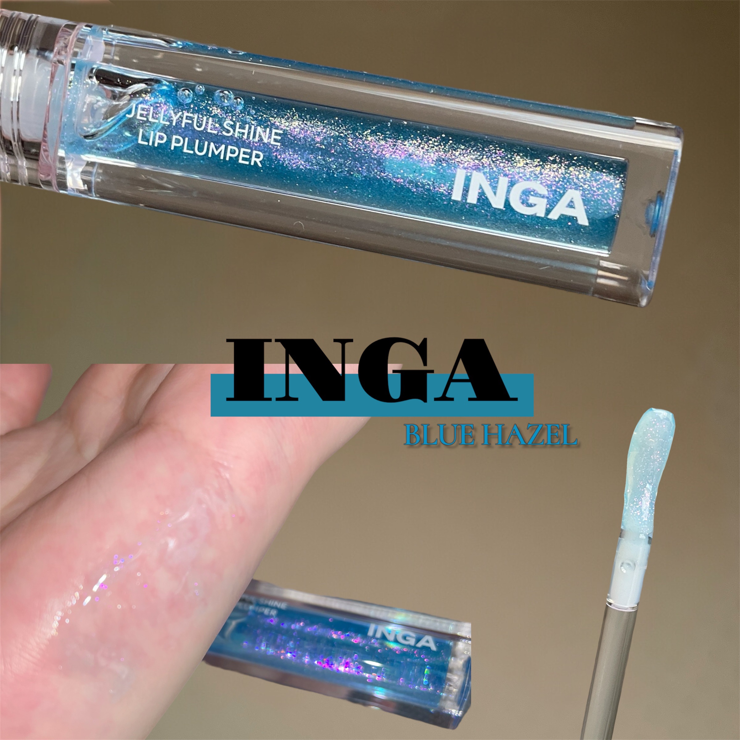 ジェリーシャインリッププランパー ブルーヘーゼル/INGA/リッププランパーを使ったクチコミ（3枚目）