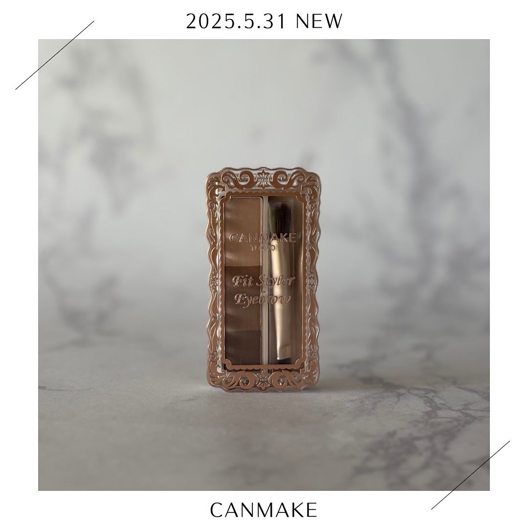 フィットスタイラーアイブロウ/キャンメイク/パウダーアイブロウを使ったクチコミ(1枚目)