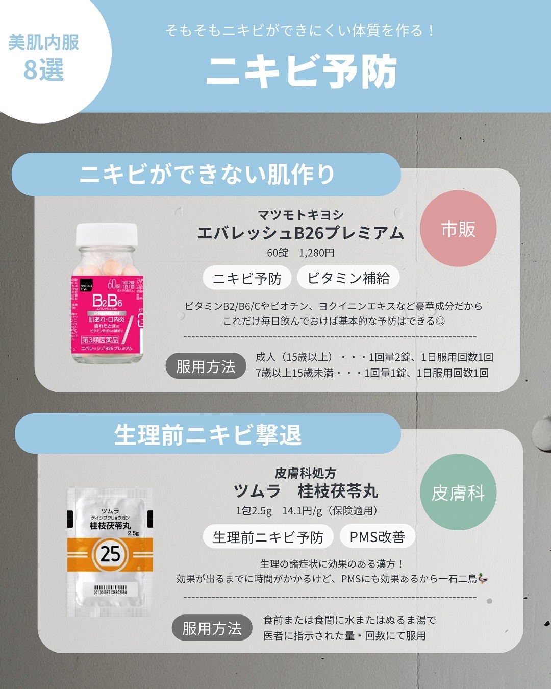 白湯(サユ) | ニキビと戦うOL🤍 on LIPS 「・白湯です🫶🏻今日はニキビ改善に一番効果を感じた「内服薬」につ..」(3枚目)