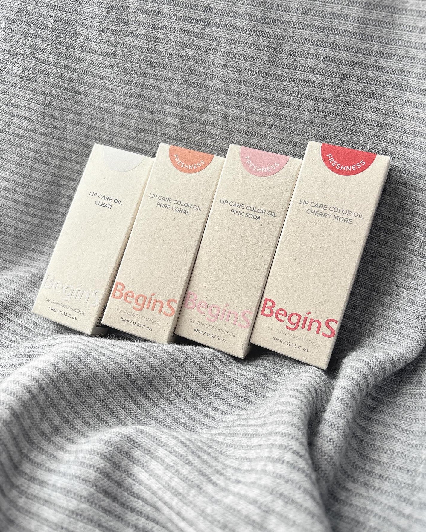 Lip Care Color Oil/BeginS by JUNGSAEMMOOL/リップオイルを使ったクチコミ(2枚目)