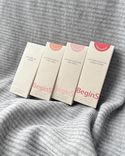 Lip Care Color Oil/BeginS by JUNGSAEMMOOL/リップオイルを使ったクチコミ(2枚目)
