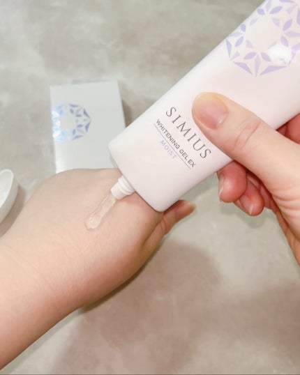 薬用ホワイトニングジェルEX モイスト(しっとり)/シミウス/オールインワン化粧品を使ったクチコミ(3枚目)