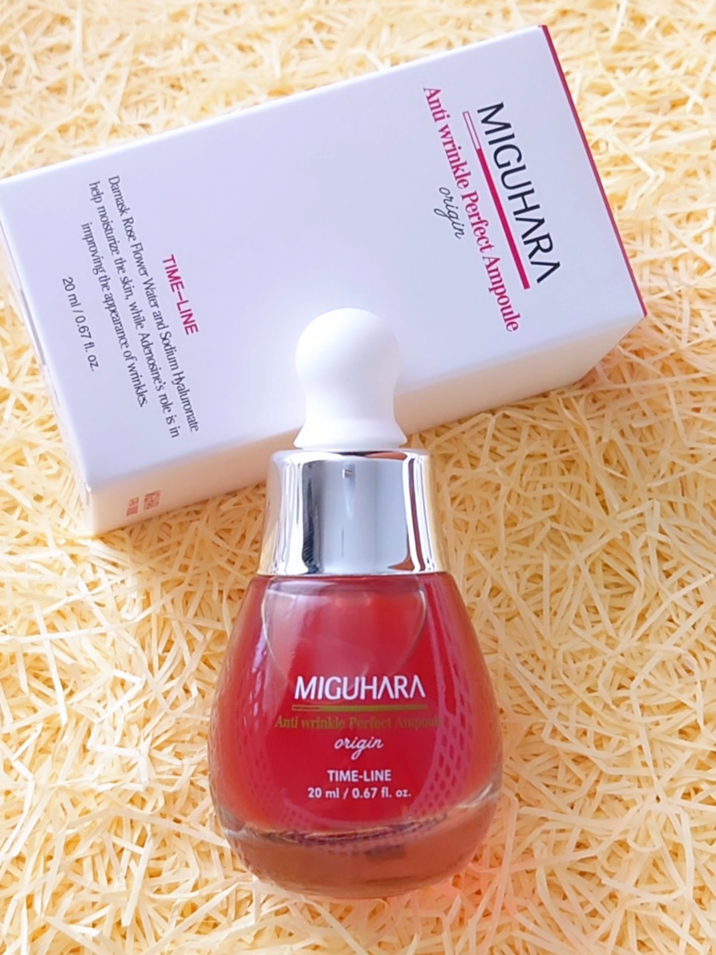 アンチリンクルパーフェクトアンプルオリジン/MIGUHARA/美容液を使ったクチコミ（1枚目）