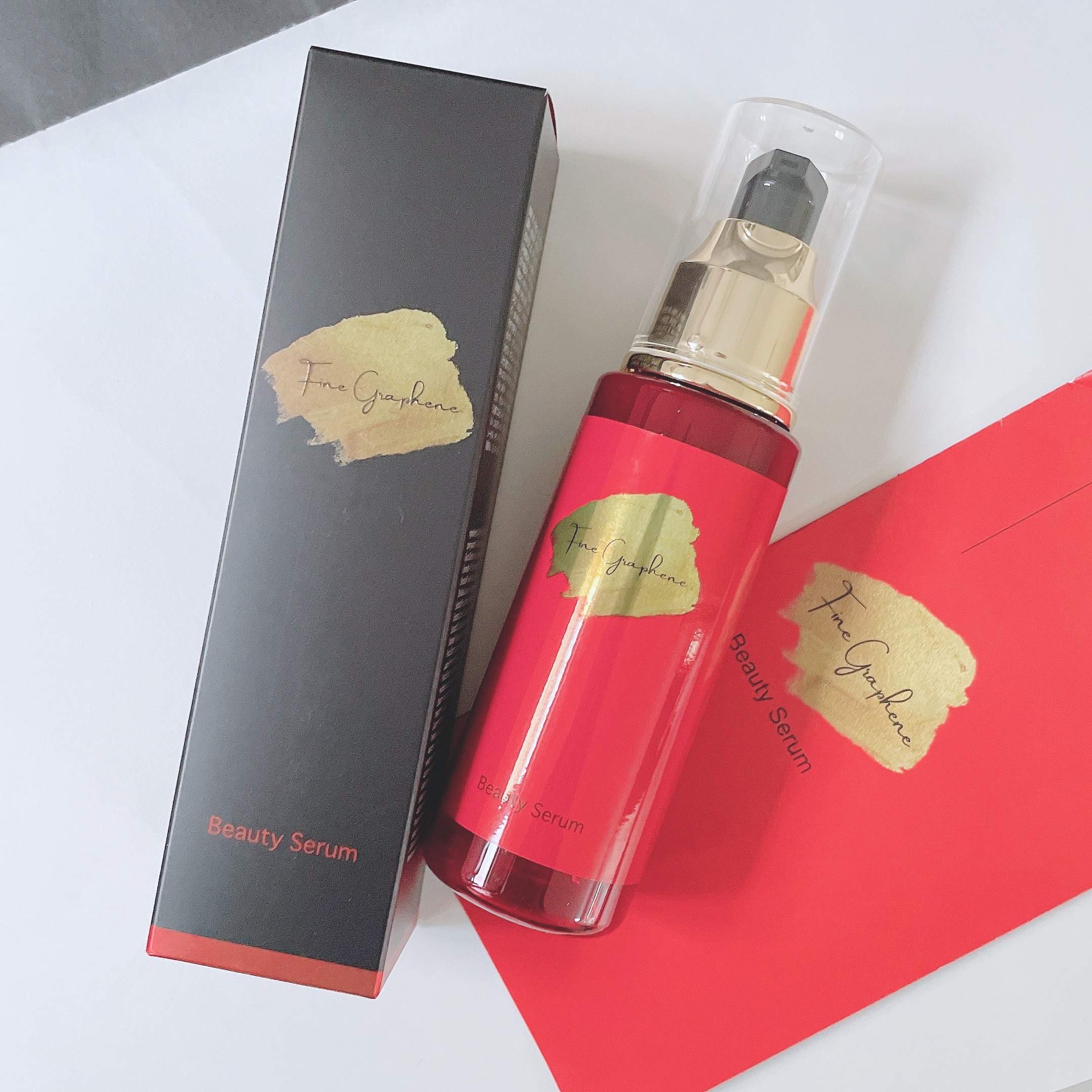 フェイスGPビューティーセラム/Fine Graphene/美容液を使ったクチコミ（2枚目）