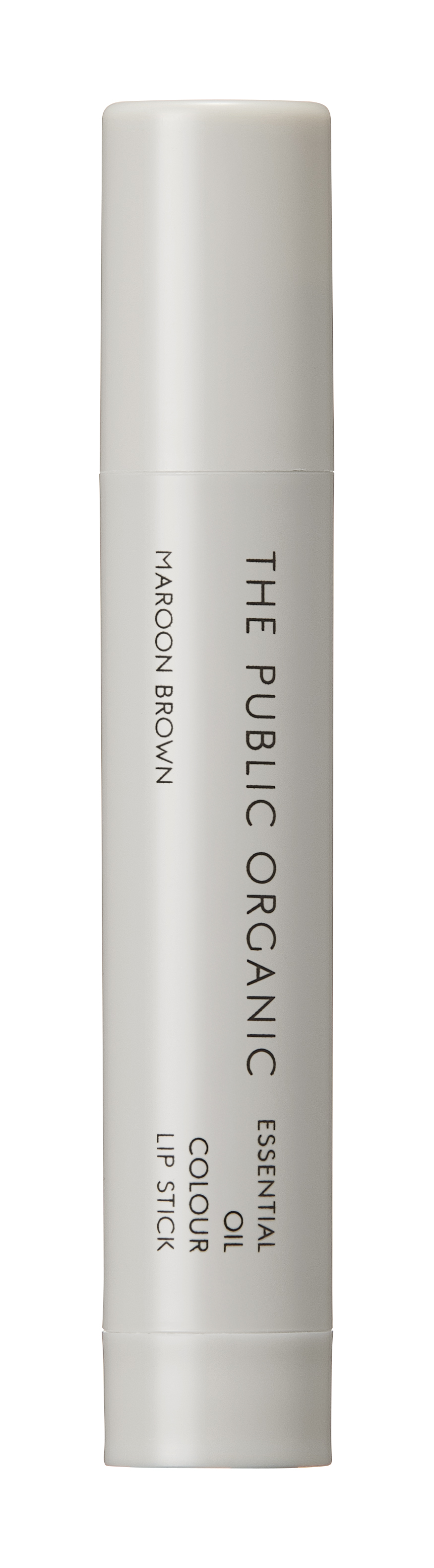 ザ パブリック オーガニック 精油カラーリップスティック マルーンブラウン