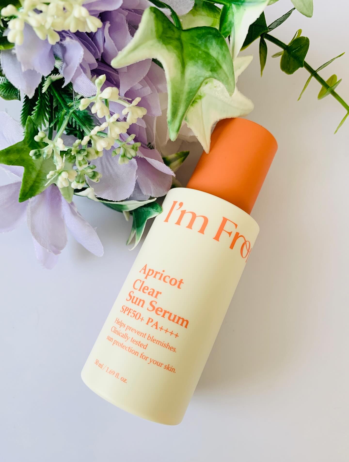 アプリコットクリアサンセラム/I'm from/日焼け止めローションを使ったクチコミ（1枚目）