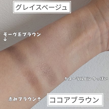 グロッシーリッチ アイズ N/Visée/アイシャドウパレットを使ったクチコミ(2枚目)