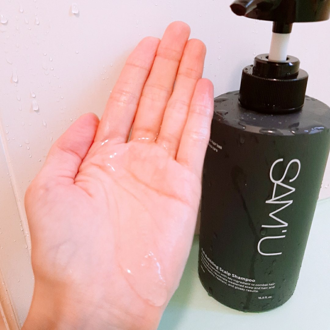 フルバブリングスカルプシャンプー/SAM'U/頭皮ケアを使ったクチコミ（2枚目）