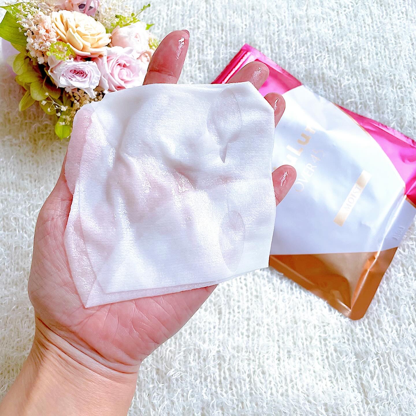 ルルルンOVER45 カメリアピンク（モイスト）/ルルルン/シートマスク・パックを使ったクチコミ（2枚目）