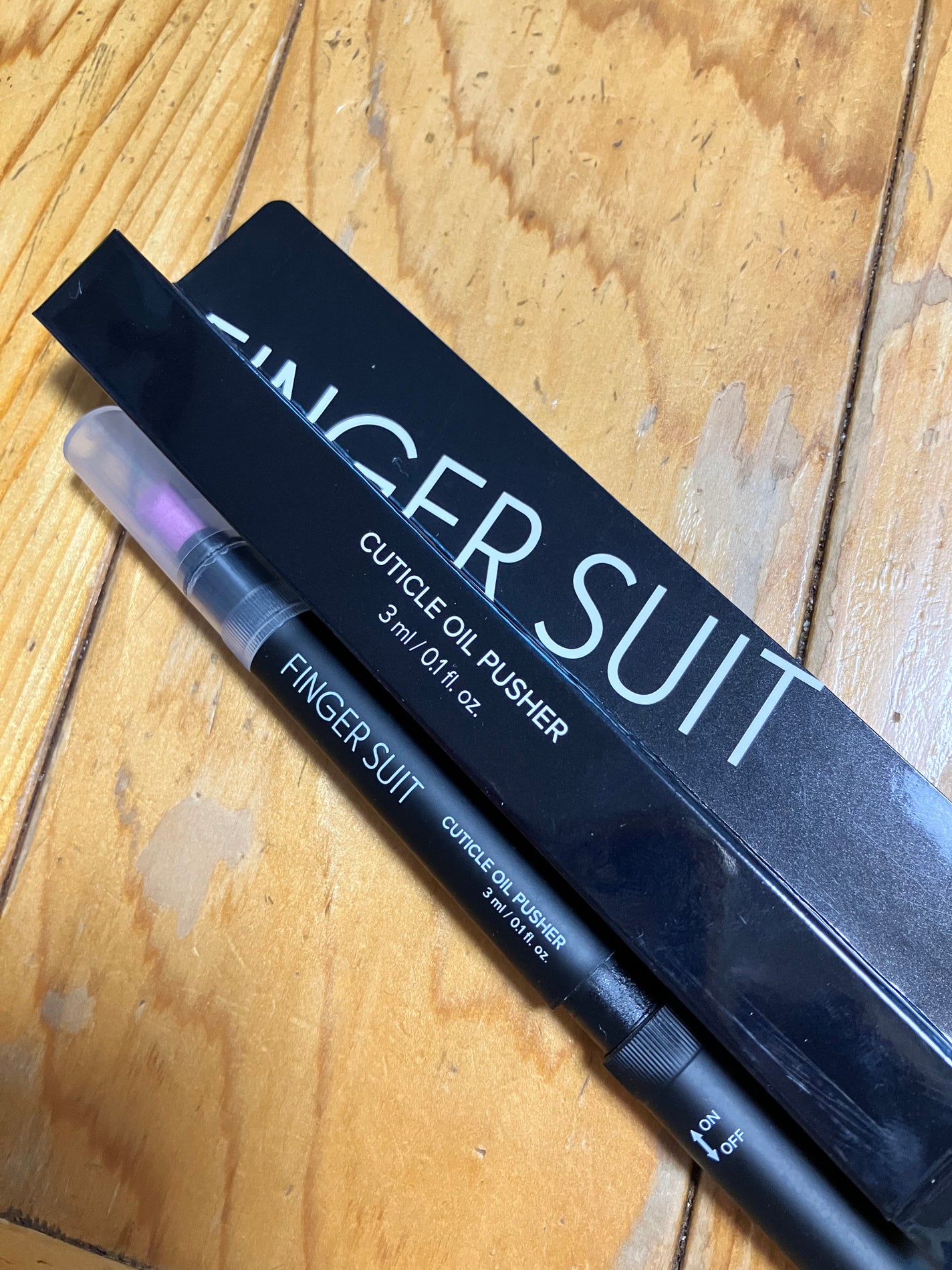 FINGER SUIT キューティクルオイルプッシャー/FINGER SUIT/ネイルオイル・トリートメントを使ったクチコミ(1枚目)