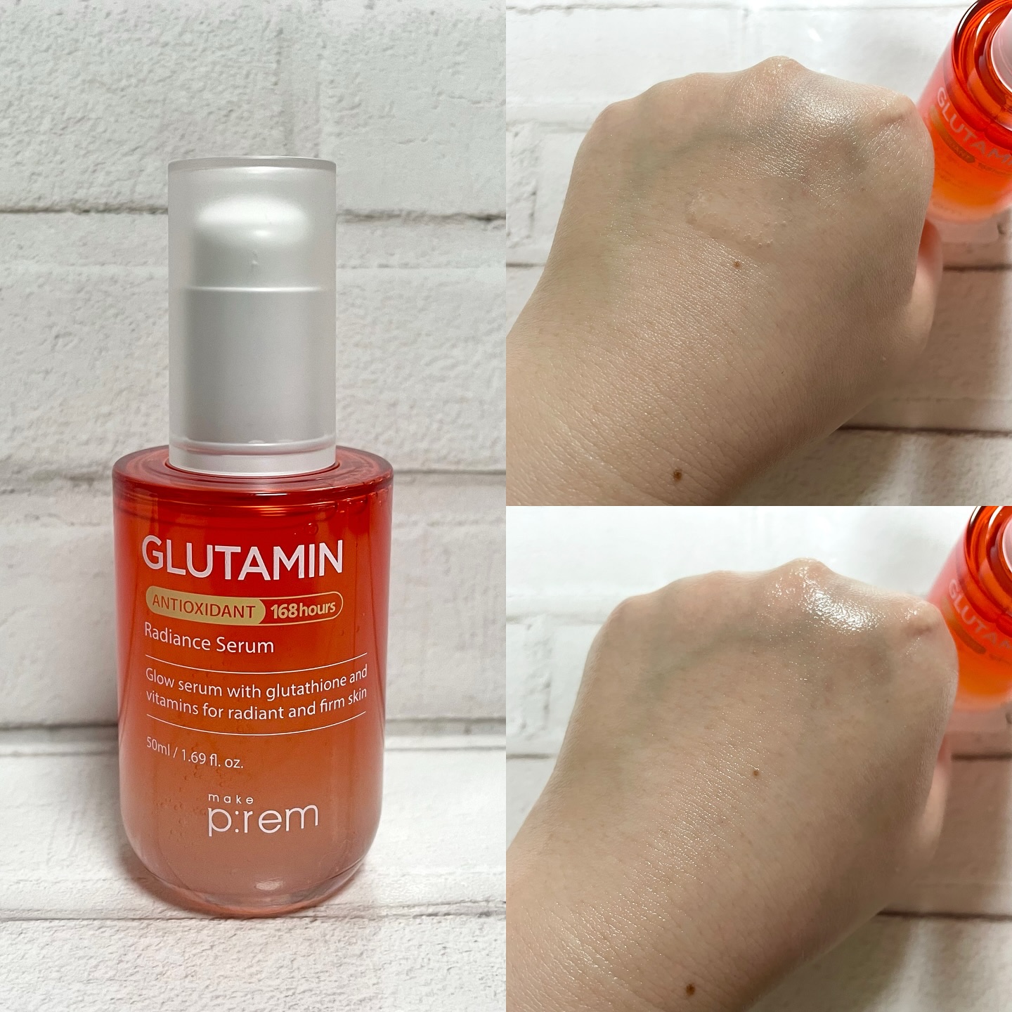 グルタチオンPDRNグロークリーム/make prem/フェイスクリームを使ったクチコミ（3枚目）