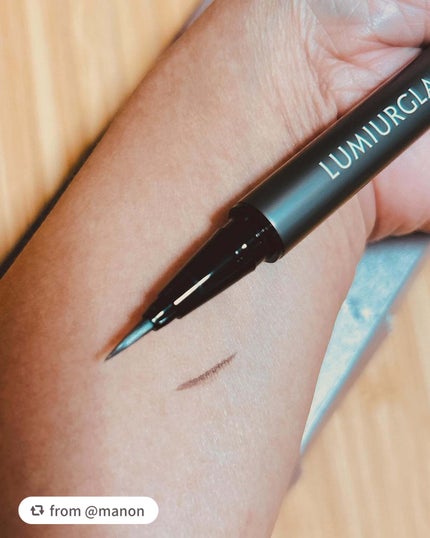 スキルレスライナー/LUMIURGLAS/リキッドアイライナーを使ったクチコミ(3枚目)