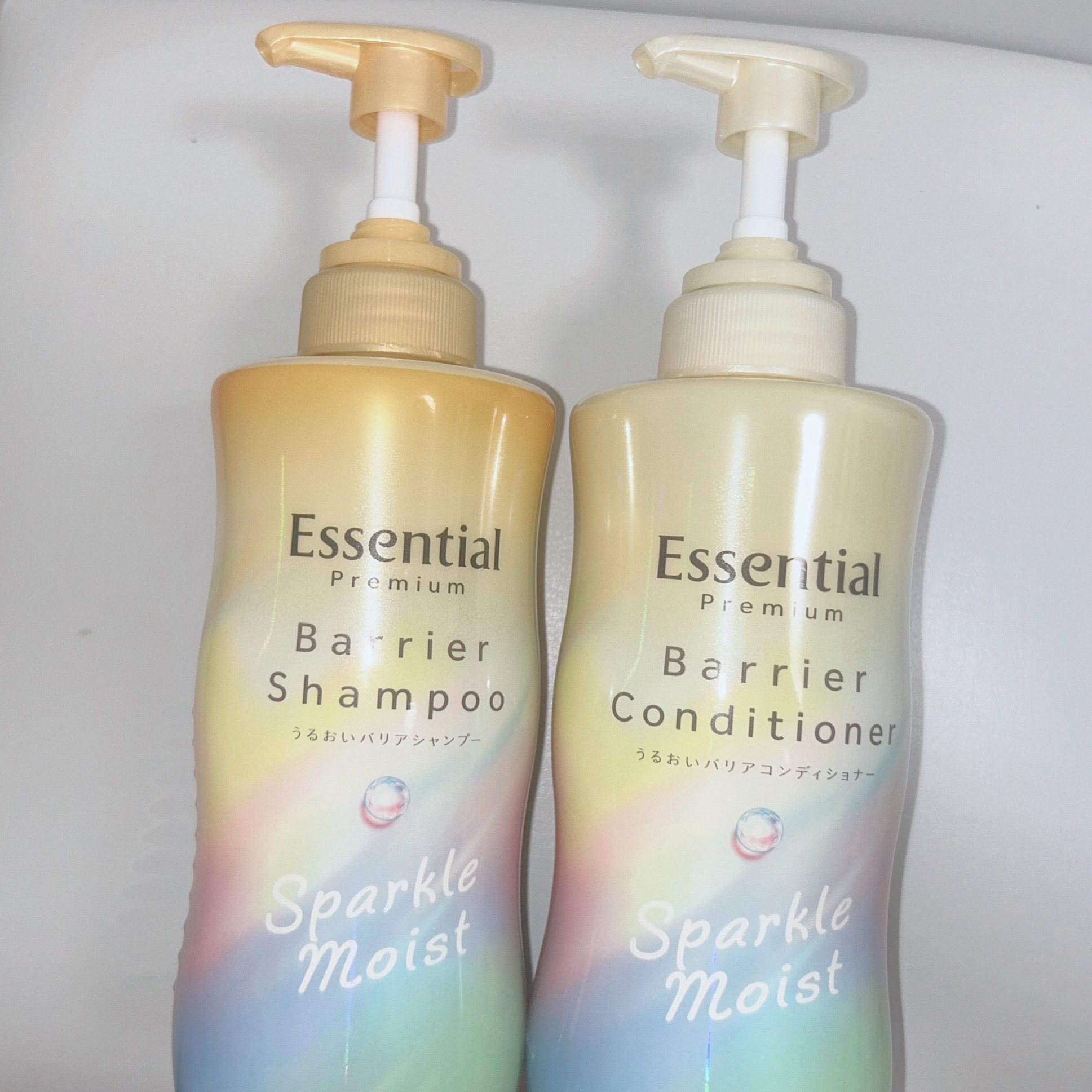 エッセンシャルプレミアム バリアシャンプー・コンディショナー スパークルモイスト/エッセンシャル/市販シャンプーを使ったクチコミ（1枚目）