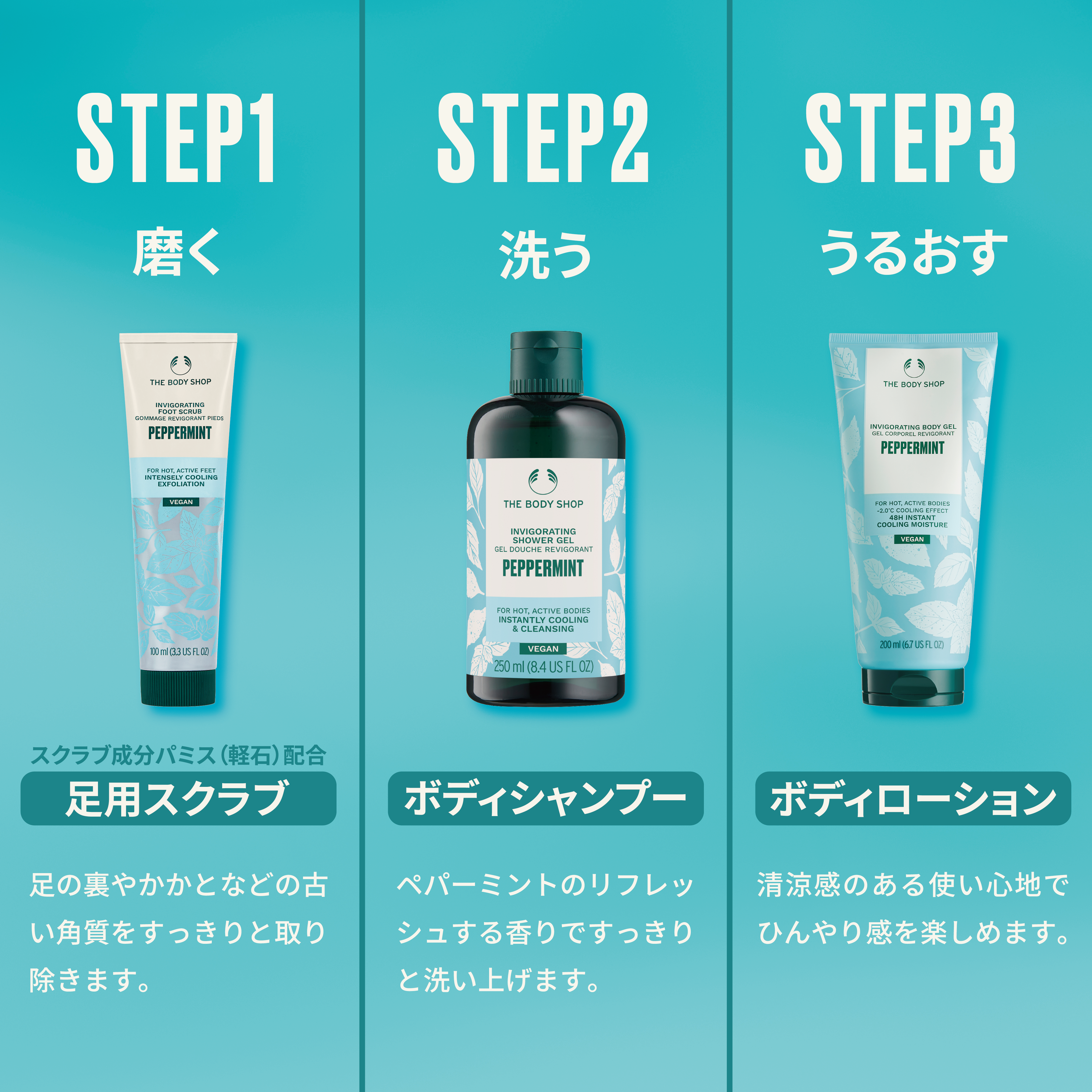 PP シャワージェル/THE BODY SHOP/ボディソープを使ったクチコミ（2枚目）