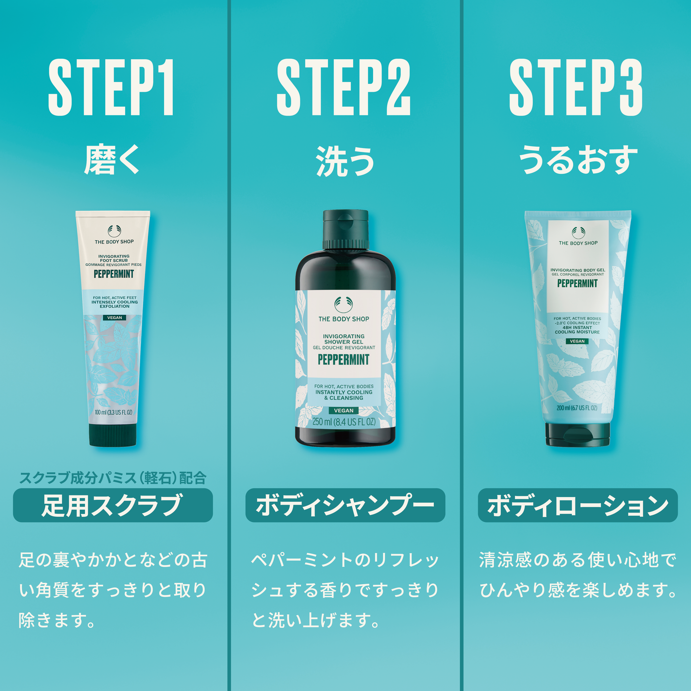 PP シャワージェル/THE BODY SHOP/ボディソープを使ったクチコミ(2枚目)