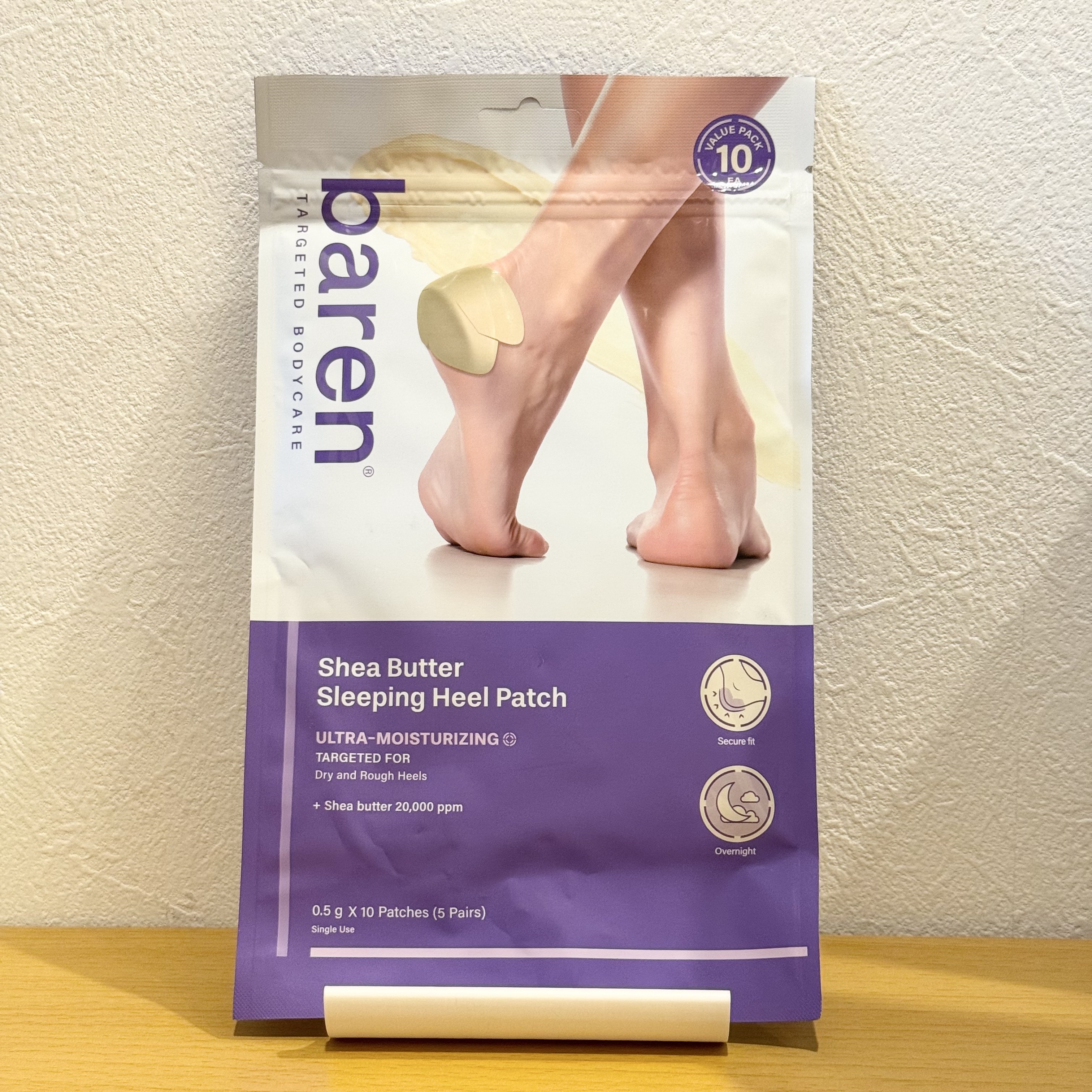 シアバター スリーピング ヒール パッチ/BAREN/レッグ・フットケアを使ったクチコミ（1枚目）