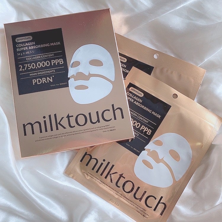コラーゲンスーパーアブソービングマスク/Milk Touch/シートマスク・パックを使ったクチコミ(6枚目)