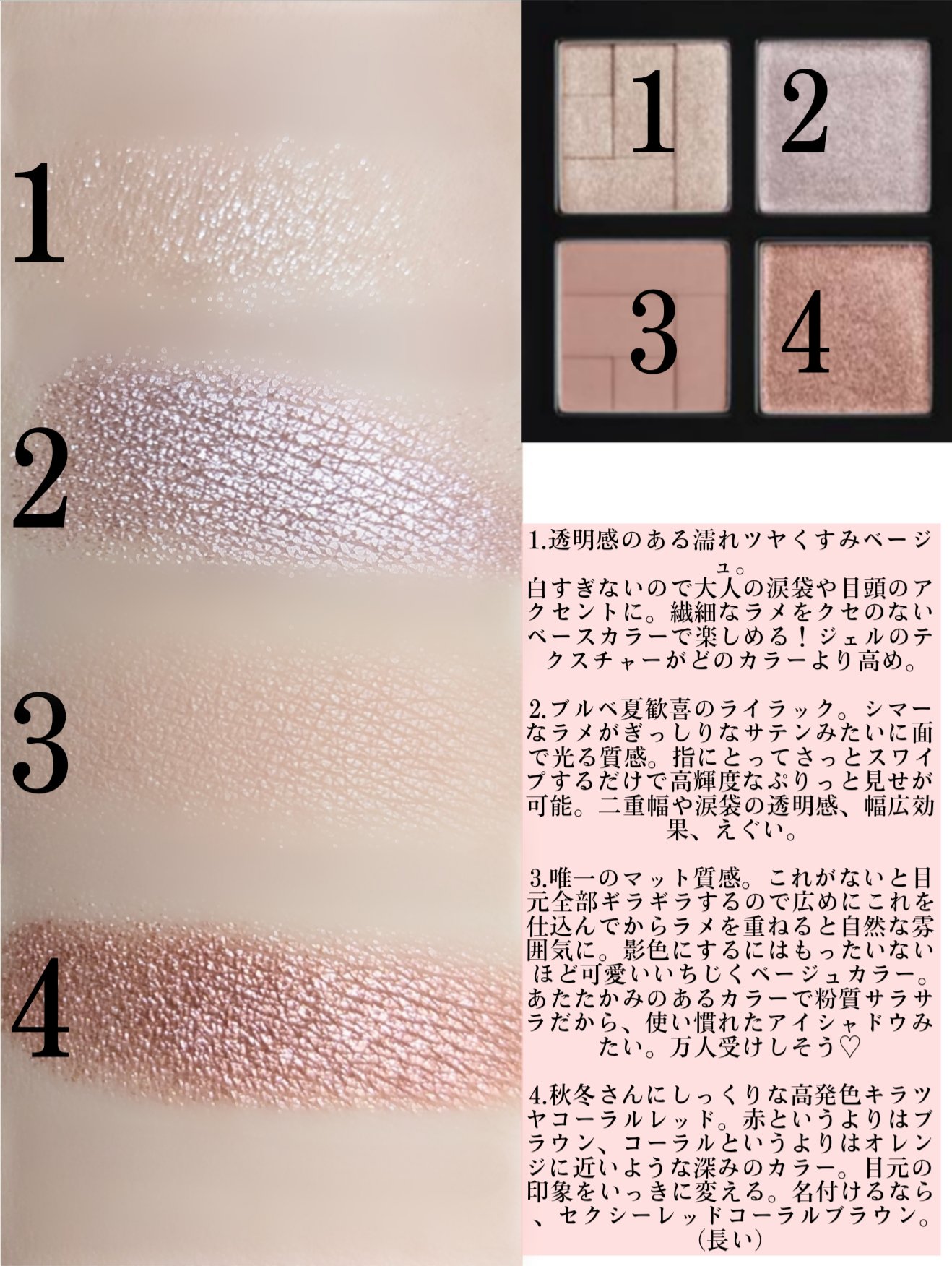 アイスカルプト/shu uemura/アイシャドウパレットを使ったクチコミ（3枚目）