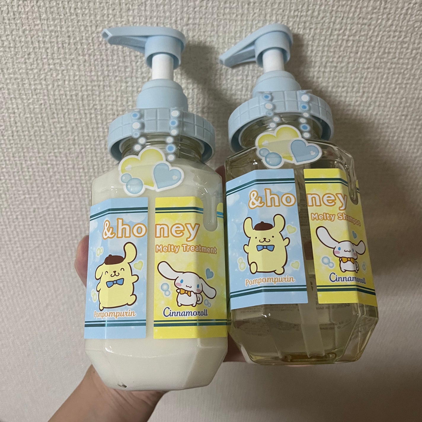 アンドハニー メルティ/シナモロール・ポムポムプリン 限定デザイン/&honey/市販シャンプーを使ったクチコミ(2枚目)