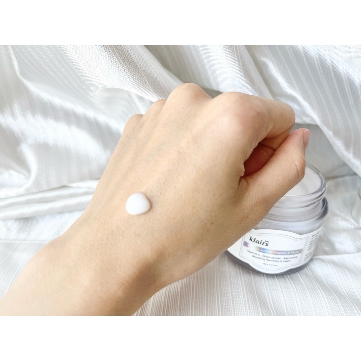 フレッシュリージュースドビタミンEマスク(90g)/Klairs/フェイスクリームを使ったクチコミ(2枚目)