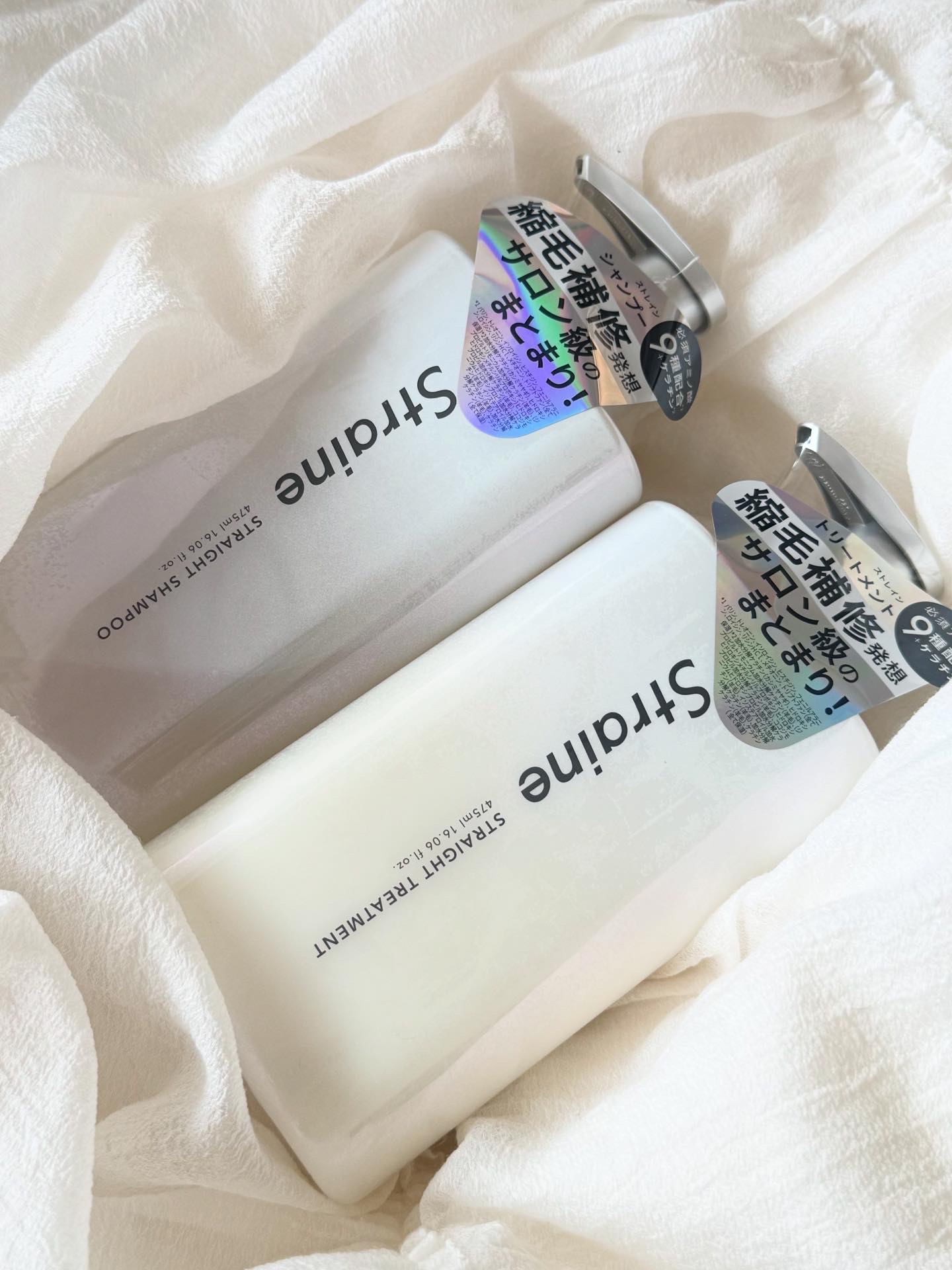 ストレートシャンプー/ストレートトリートメント ホワイトブロッサムの香り/Straine/市販シャンプーを使ったクチコミ（1枚目）