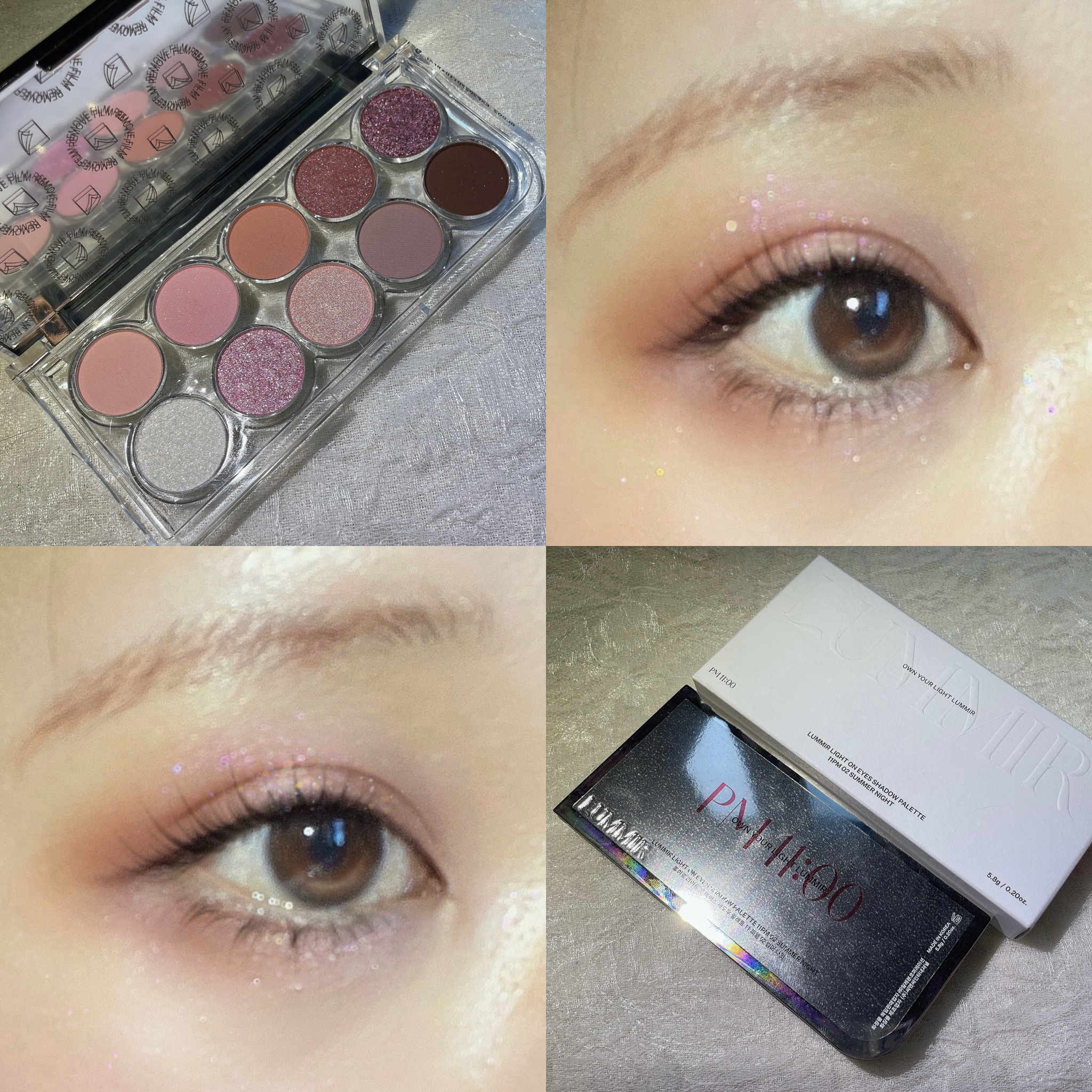 ライトオンアイズシャドウパレット/ルミル/アイシャドウパレットを使ったクチコミ（2枚目）