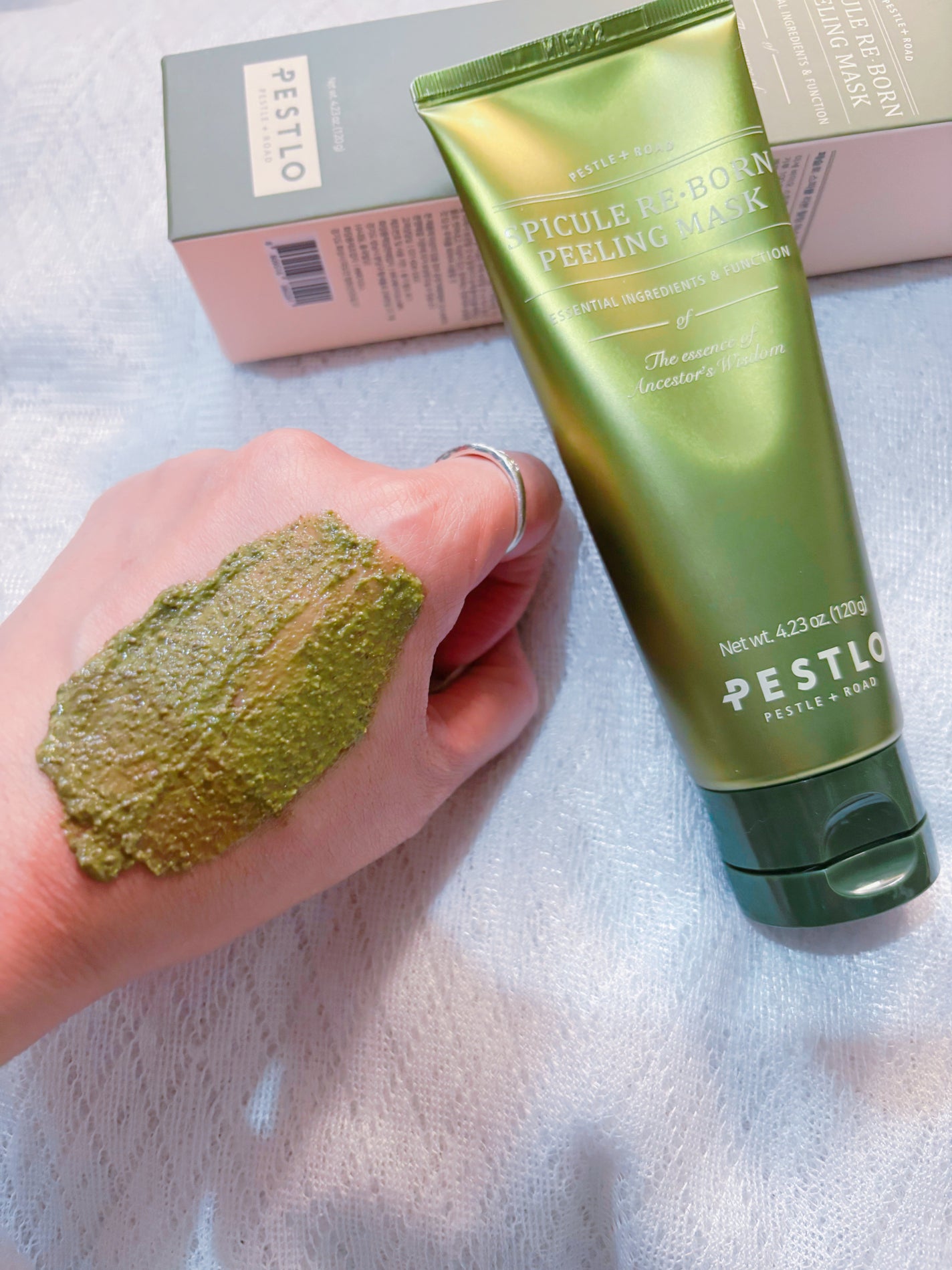 スピキュールピーリングマスク/PESTLO/ピーリングを使ったクチコミ(4枚目)