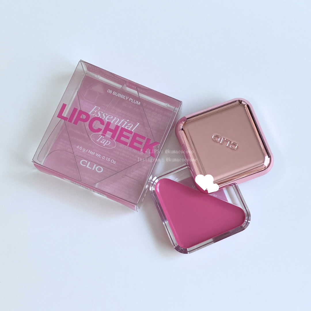 エッセンシャル リップチーク タップ/CLIO/ジェル・クリームチークを使ったクチコミ（1枚目）