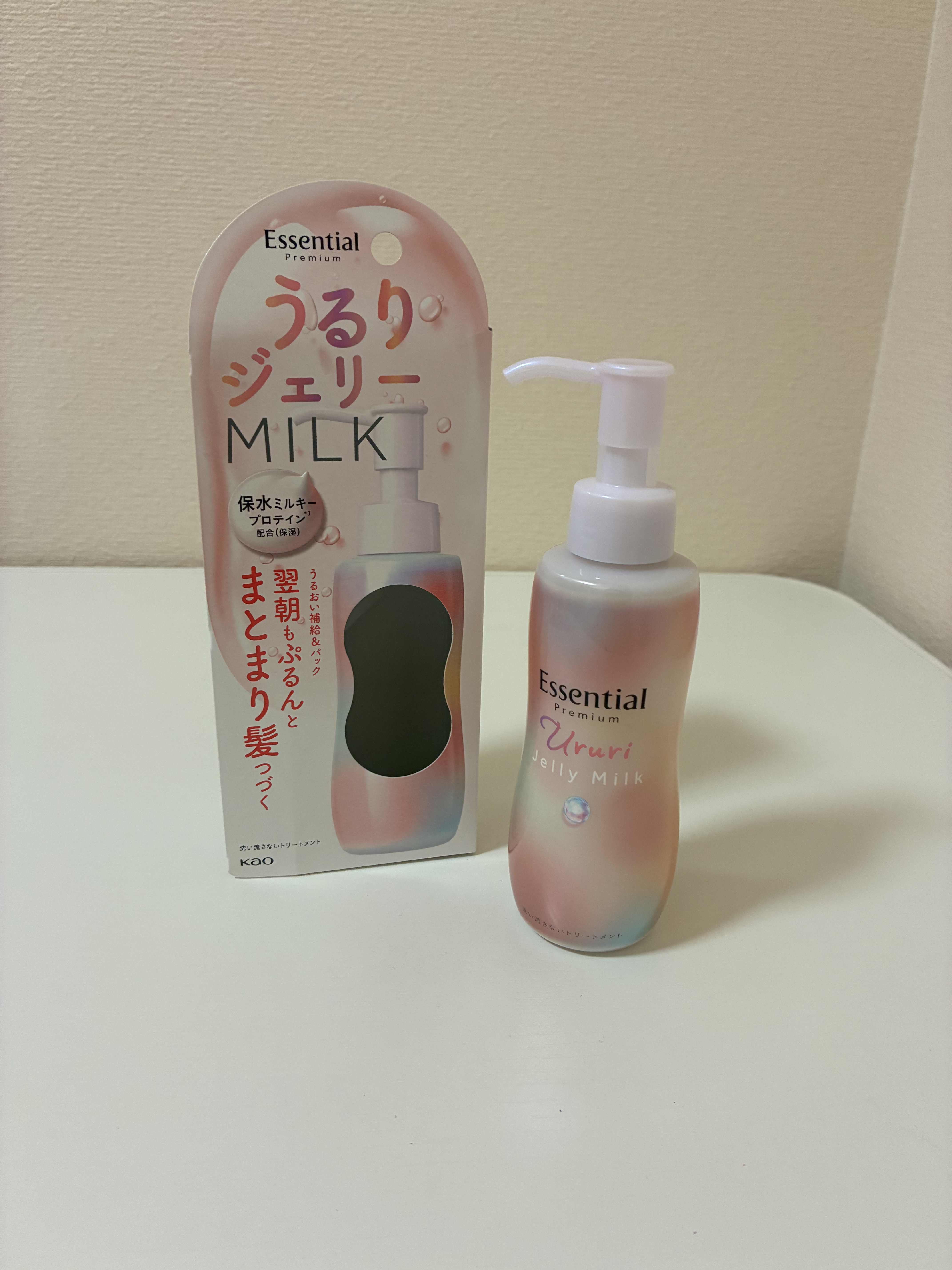 エッセンシャル プレミアム うるりジェリーミルク/エッセンシャル/ヘアミルクを使ったクチコミ（1枚目）