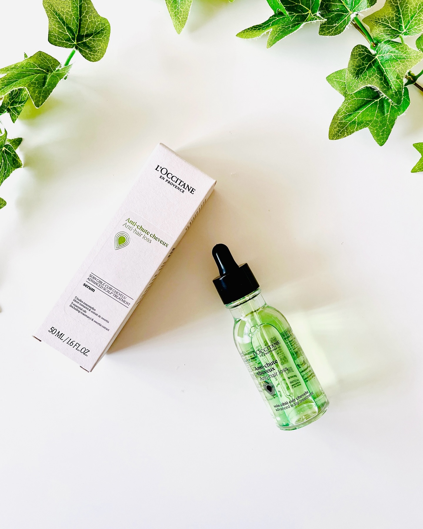 薬用 メディカル アンチヘアロスセラム/L'OCCITANE/頭皮ローションを使ったクチコミ（2枚目）